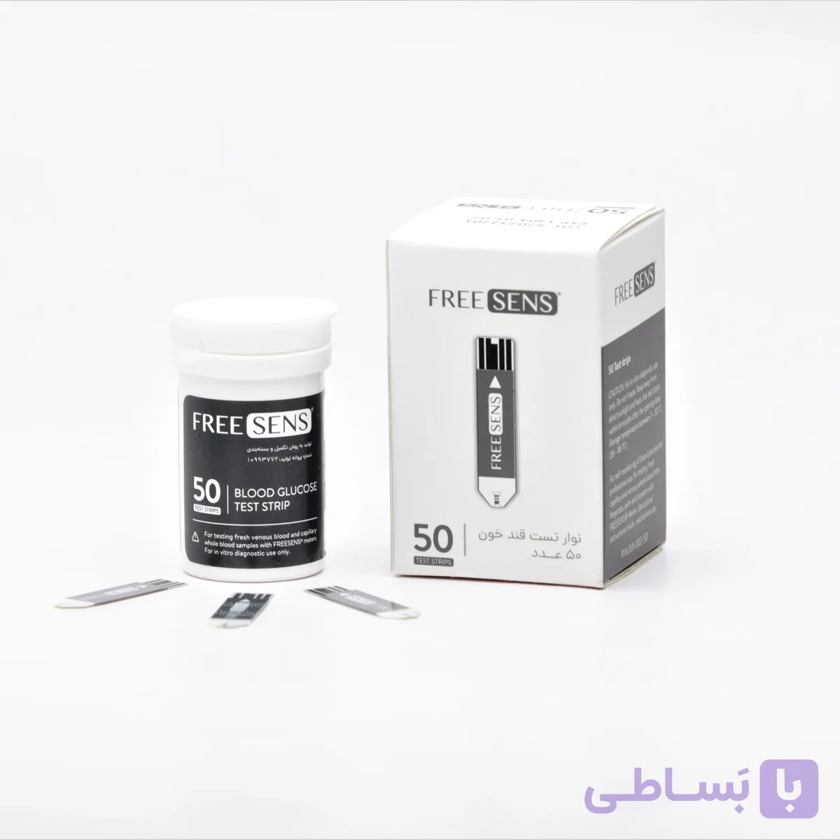 نوار تست قند خون آوان مدل AGS01 بسته 50 عددی