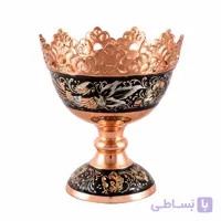 آجیل خوری الماس تراش آبکاری نقره ۱۳ کاظمی