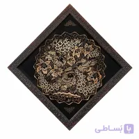 بشقاب الماس تراش 30 دیواری طرح ۲