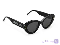 عینک آفتابی زنانه کریستین دیور (Christian Dior) مدل B1U 10A0 اسیتیت (مشکی)