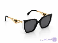 عینک آفتابی زنانه پرادا (Prada) مدل SPR89W (ترکیبی مشکی و سفید)