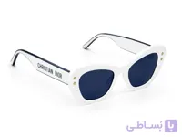 عینک آفتابی زنانه کریستین دیور (Christian Dior) مدل B3U 02 اسیتیت (سفید)