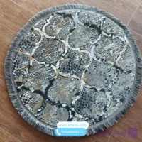 فرش گرد فانتزی طرح مراکشی وینتیج یک متری