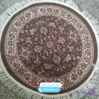 فرش گرد طرح افشان گردویی قطر یک و 1.5 و 2 متری