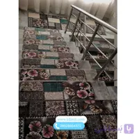 فرش پله تکی فانتزی تخفیفی به همراه ست پاگرد