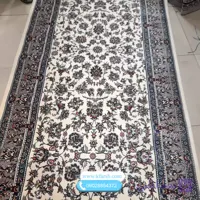 فرش کناره کرم 700شانه طرح دستباف