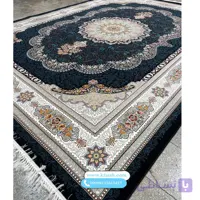 فرش 700 شانه طرح ویانا سرمه ای و فیلی