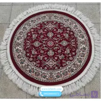 فرش گرد قرمز افشان طرح 700 (لاکی) قطر 1 و 1.5 و 2 متری