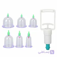 بادکش بدن طبی 6 سر (بادکشی و حجامت)