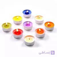 شمع وارمر رنگی بسته 10 عددی tealight candles