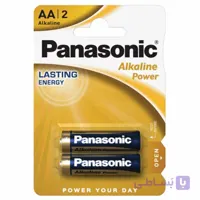 باتری قلمی پاناسونیک آلکالاین اصلی پک 2 عددی Panasonic LR6-2BL