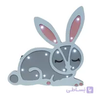 استند چراغ خواب کودک طرح خرگوش