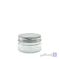 جاحبوباتی شیشه ای استوانه ای درب کانتینری سایز 5 کد 13