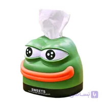 جا دستمال کاغذی فانتزی طرح قورباغه کد Frog15