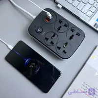 چند راهی شارژر دار USB و TYPEC مدل Z63