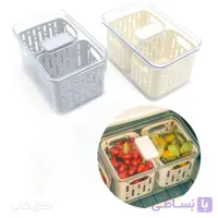باکس یخچالی سبد دار DENZI (باکس میوه ، خیارشور ، زیتون و پنیر)