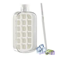 قمقمه یخ ساز نی دار شفاف 800ML
