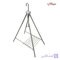 منقل مسافرتی چندکاره بلند مدل سرخپوستی مشکی کد H67