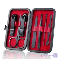 ست مانیکور مشکی 7 تکه کد M7