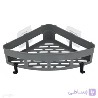 شلف گوشه حمام و آشپزخانه آویزدار – بدون سوراخ کردن دیوار با قلاب و چسب دوطرفه