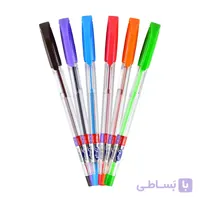 خودکارهای 6 رنگ کیان صفا مدل 1mm (6عددی)