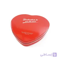جعبه کادویی قلب مدل ظرف فلزی