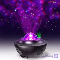 چراغ خواب کهکشان بلوتوث اسپیکر دار مدل starry projector light