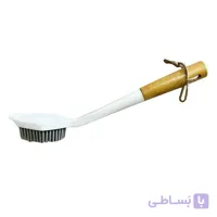 فرچه شستشو سیلیکونی دسته چوبی مدل WS-3542-K