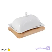 کره خوری سرامیک چوبی ریور طرح مستطیل کد 9439