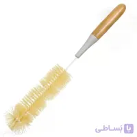 فرچه شستشو بطری و داخل ظروف دسته چوبی مدل WS_3033_C