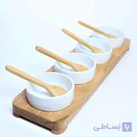 ست اردو خوری 4 خانه با قاشق ریور کد 5935