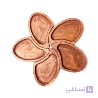 اردو خوری چوبی مدل گل 5 تکه کد 05