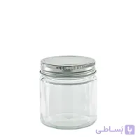 جاحبوباتی شیشه ای استوانه ای درب کانتینری سایز 3 کد 9