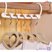 چوب لباسی عمودی واندر هنگر پک ۶ عددی کد MA02