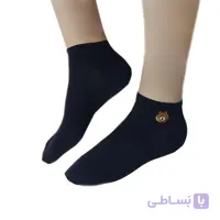 جوراب زنانه نیم ساق مشکی Aldo طرح خرسی کد 3052