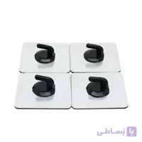 آویز دیواری و هوک چسب دار 4 عددی