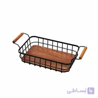 سبد میوه فلزی مستطیل سالوت