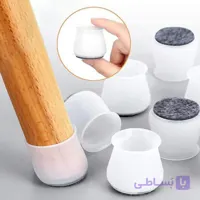 محافظ پارکت و صداگیر سیلیکونی پایه مبل و صندلی 8 عددی