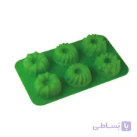 قالب ژله روماroma سیلیکونی مافین 6 عددی کوچک 103