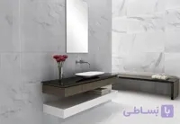 سرامیک کراون مرجان پرسلان 60 در 120 طرح کلکته مات