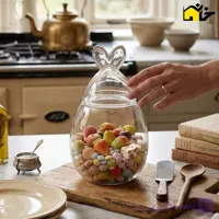 شکلات خوری شیشه ای خرگوش مدل مایا