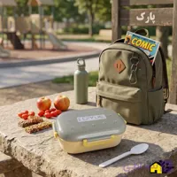 ظرف غذای کودک دوخانه مدل ستاره