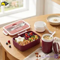 ست ظرف غذا و لیوان کودک مدل وارداتی