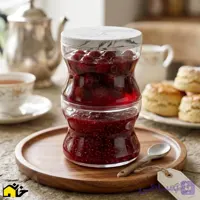 مربا خوری دو و سه طبقه شیشه ای مدل هلگا