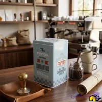 قوطی فلزی کاربردی مستطیل ایستاده مدل کافی