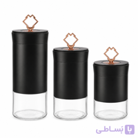 ست بانکه 3 پارچه مشکی والرین فروشگاه اینترنتی خانه نو