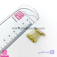 سنجاق قفلی طلایی ریز