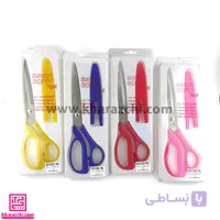 قیچی savey دسته رنگی سری دار