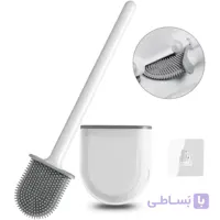 براش توالت قابدار سیلیکون نیم دایره دبلیو اس WS117