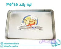 سینی مستطیل گالوانیزه لبه بلند (7 سانت) 45*35